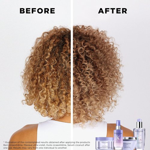 Kerastase Blond Absolu Cicaextreme Hair Oil - Strengthens Damaged & Bleached Hair with Hyaluronic Acid & Edelweiss Flower