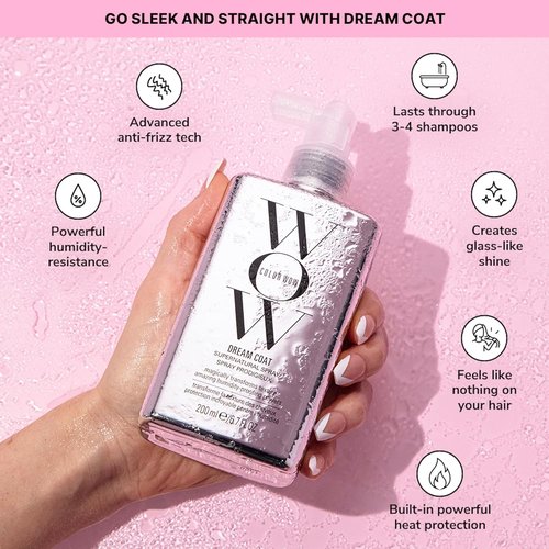 COLOR WOW Long-Lasting Blowout Bundle - XTRA LARGE Volumizer & DREAM COAT Anti-Frizz Spray for Frizz-Free Style