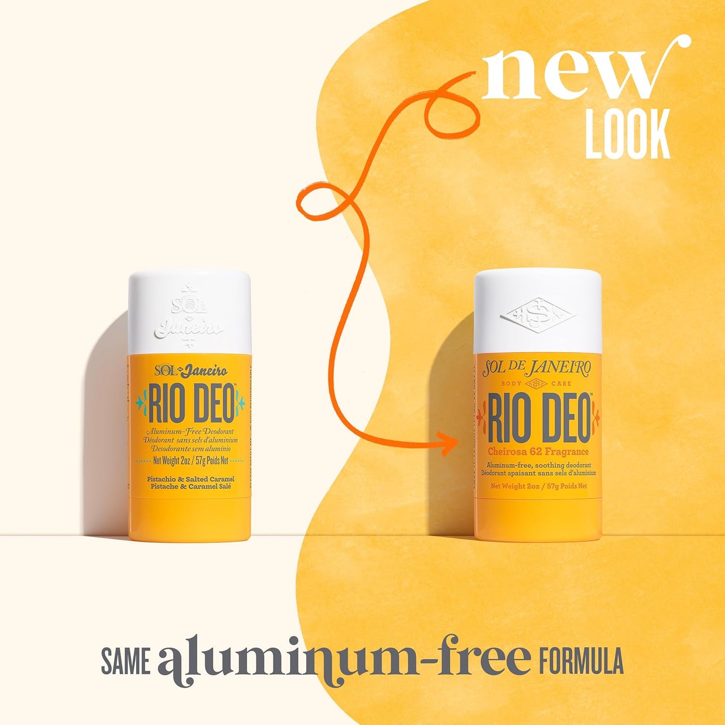 Sol de Janeiro Rio Deo - Aluminum-Free Refillable Deodorant for Long-Lasting Freshness