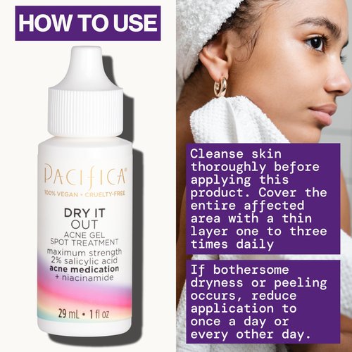 Pacifica Dry It Out Acne Gel Spot Treatment Unisex 1 oz