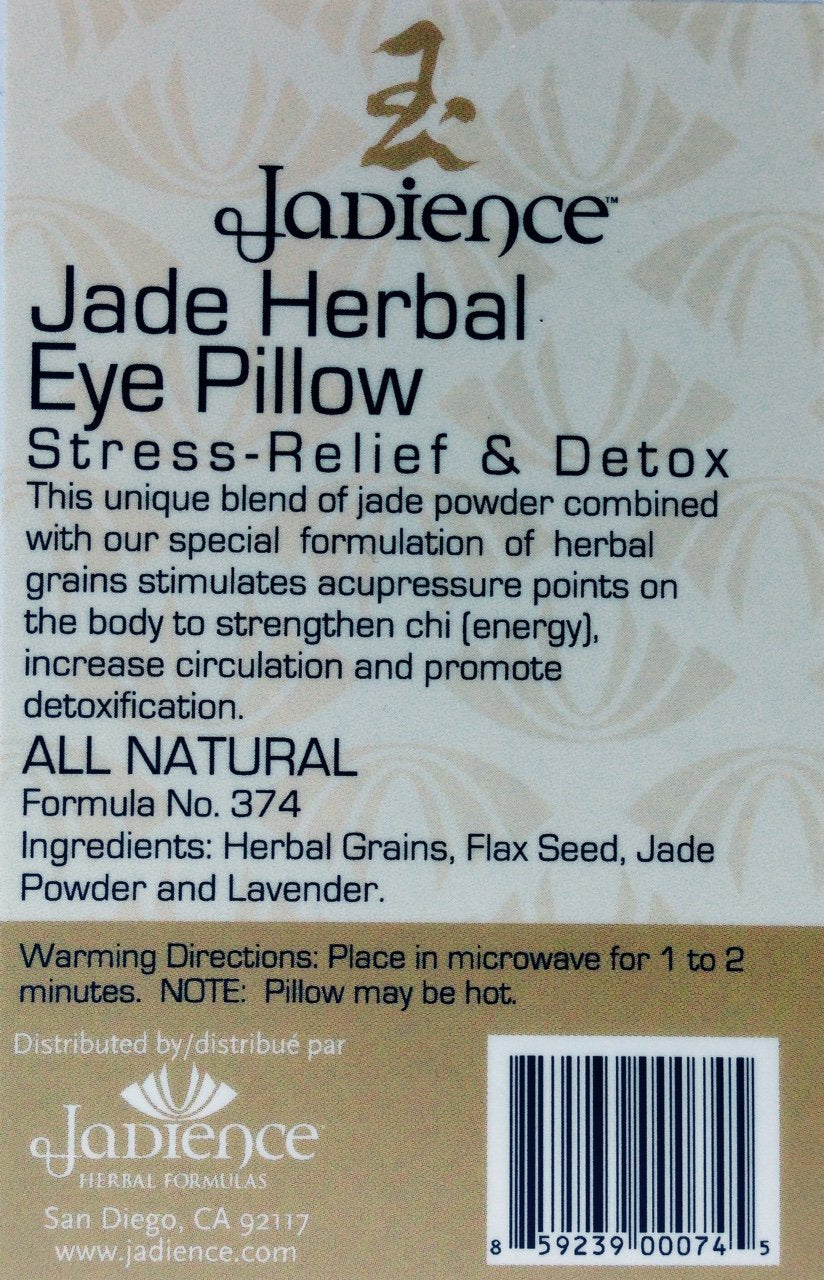 Jadience Lavender Eye Mask - Gold: Soothing Eye Pillow for Stress & Tired Eyes! | Perfect Yoga Eye Bag | Best Eye Mask for Migraines