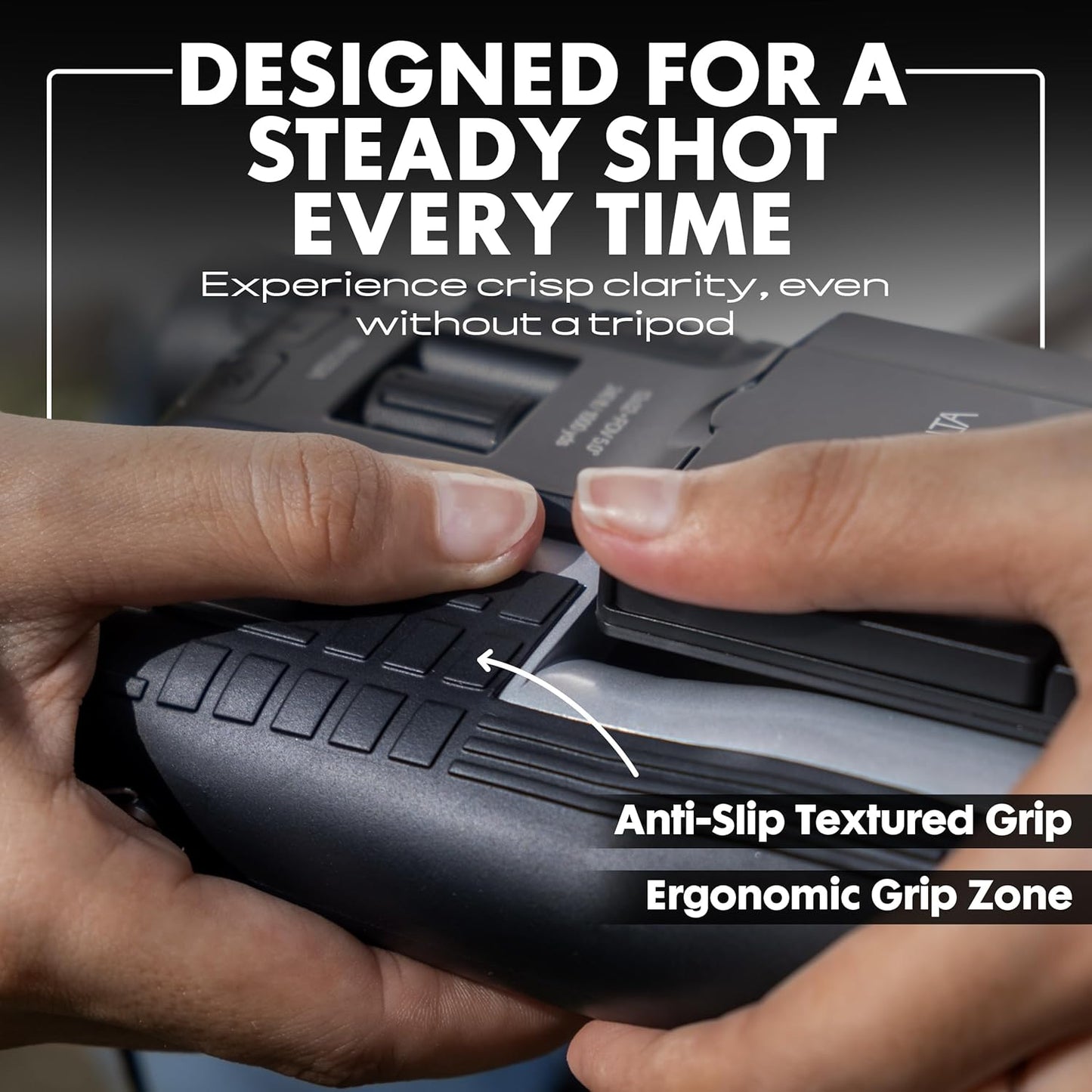 Minolta 12x32 Digital Binoculars - 4K UHD Video Camera, 48MP Photo, 8X Digital Zoom, IPS Anti-Glare Screen, Fog-Resistant Optics, Compact, Ideal for Birdwatching & Travel Hunting