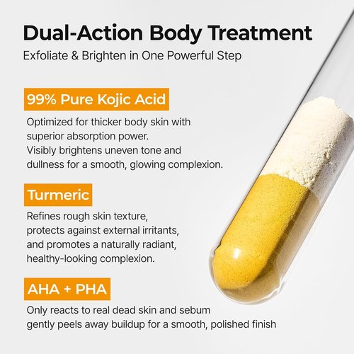Dr. Melaxin Body Keratin Care Spray - Kojic Acid & Turmeric Exfoliating Solution | 6.76 fl. oz.