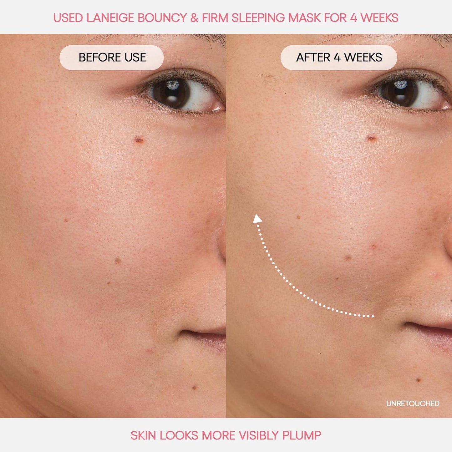 LANEIGE Bouncy Firm Sleeping Mask - Revitalize Skin with Peony & Collagen Complex, Barrier-Boosting Hydration
