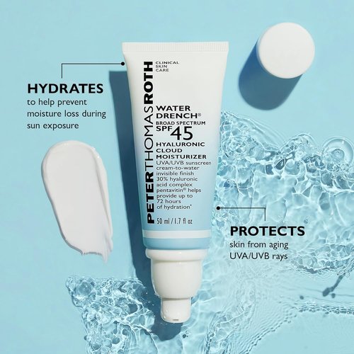 Peter Thomas Roth | Water Drench® SPF 45 Moisturizer with Hyaluronic Acid - Hydrating Formula