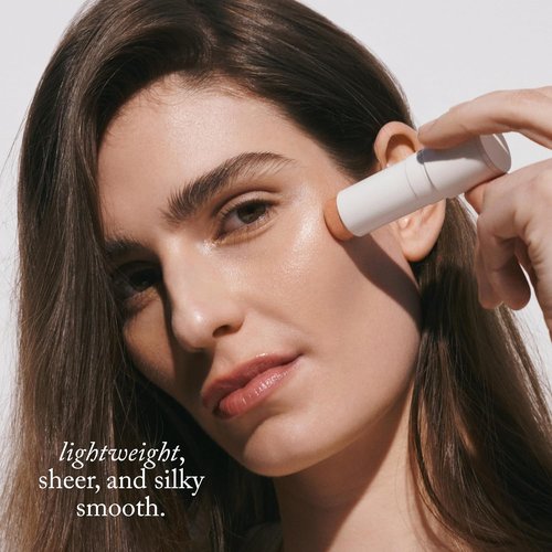 Goop Beauty Glow Skin Highlighter Stick - Multi-Use Pearlescent Highlighter | Cool-Toned Light Pink | 0.28 oz