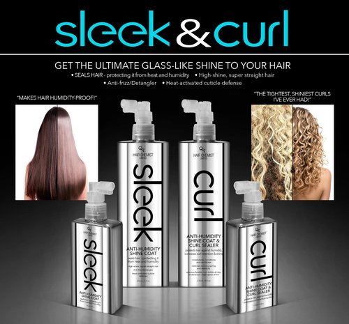 Hair Chemist CURL Anti Humidity Shine Coat & Curl Sealing Spray 3 oz.