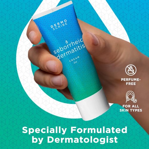 Dermoscribe Seborrheic Dermatitis Cream - Soothing Eczema Relief for Itchy Skin | 2 oz