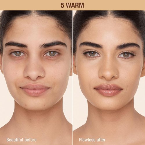 Charlotte Tilbury Airbrush Flawless Matte Foundation - Full Coverage Liquid Makeup for Natural-Matte Finish - Waterproof & Transfer Resistant