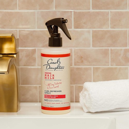 Carol's Daughter Hair Milk Curl Refresher Spray - Nourishing Formula for Coils & Waves | 10 fl oz