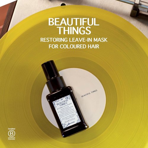 Davines Beautiful Things Hair Mask - Repairing Treatment for Extremely Damaged Hair | Restores Structure & Softness, 3.04 Fl Oz