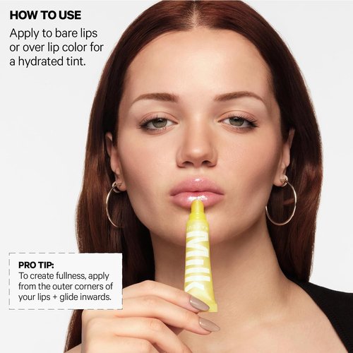 Milk Makeup Balmade Electrolyte Lip Balm - Hydrating Sheer Gloss for Nourished Lips | Clean Vegan Formula