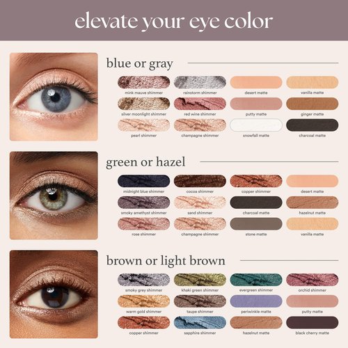 Julep Eyeshadow 101 Cream-to-Powder Waterproof Shadow Stick – Smoky Grey Shimmer – Long-Lasting, Crease-Proof, Medium Grey Shimmer Cream Eyeshadow with Built-in Smudger