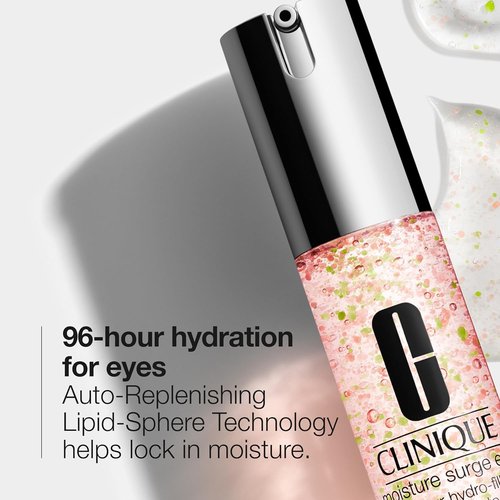 Clinique Moisture Surge Eye Gel - 96-Hour Hydro-Filler Concentrate | Hydrating & Brightening, 0.5 Fl Oz