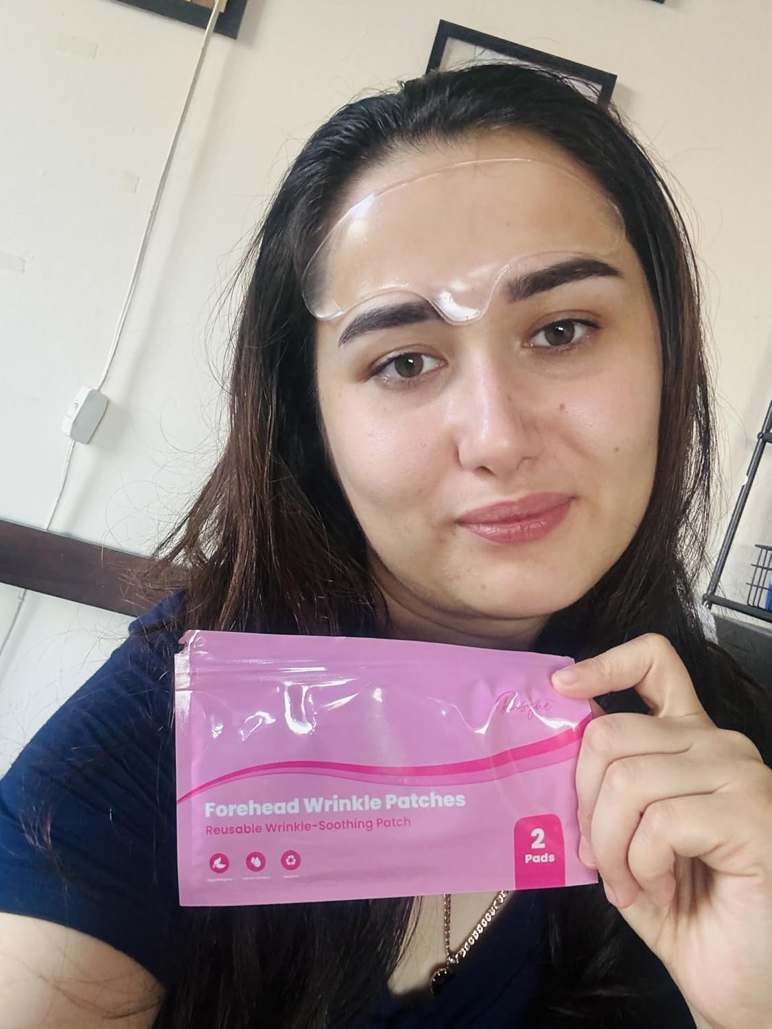 Skiennix Forehead Wrinkle Patches - Reusable Silicone for Smoothing Wrinkles & Fine Lines, Hypoallergenic