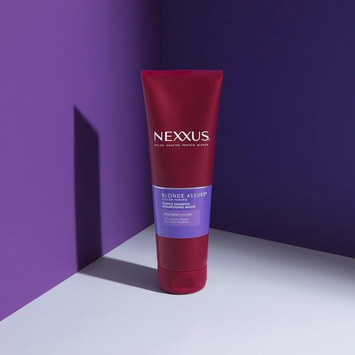 Nexxus Blonde Assure Purple Shampoo - Color Care for Blonde Hair with Keratin Protein | 8.5 oz