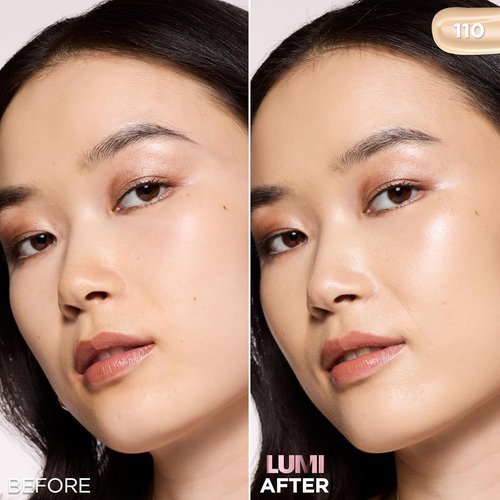 L'Oreal Paris Lumi Le Glow Skin Tint - Lightweight Water-Based Tinted Serum for Radiant Skin | Warm 110, 0.85 Fl Oz