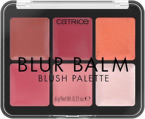 Catrice Blur Balm Blush Palette - 6-in-1 Blurring Flush & Highlighter Makeup | Vegan & Cruelty-Free