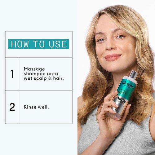 Nioxin Age Defense Shampoo - Detox Scalp Cleanser with Niacinamide | Paraben & Sulfate-Free | Daily Use