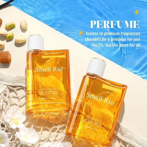 Smell Rio 602 Perfume for Women, Sunshine Pistachio Eau de Parfum 3.4 fl.oz | Warm Vanilla & Salted Caramel Scent | Long-Lasting Summer Fragrance Gift
