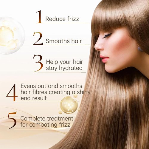 Immetee Antifrizz Hair Spray - Instant Straightening & Frizz Control | Silky Smooth & Moisturizing (150ml)
