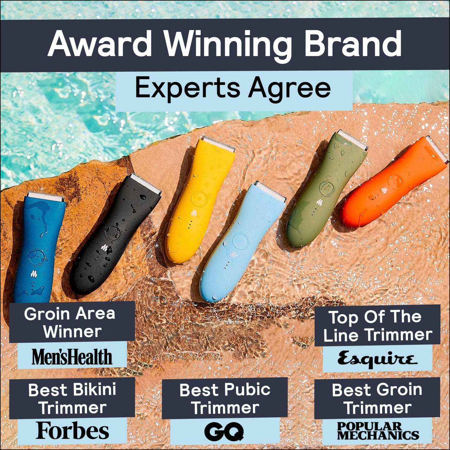 MERIDIAN Premium Trimmer for Men and Women, USB C Charging, Travel Lock, 6 Colors Available, Package May Vary, Onyx