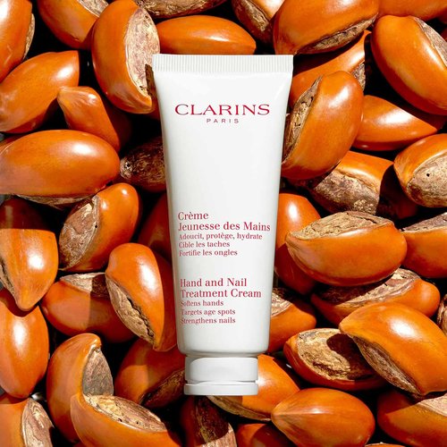 Clarins Hand and Nail Treatment Cream - Award-Winning Formula | Softens, Nourishes & Shields | Natural Plant Extracts