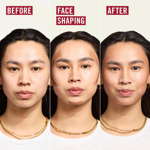 Rimmel Multi Tasker Bronzing Stick - 3-in-1 Sculpting & Bronzing Glow | 001 Light, All-Day Wear, Vegan