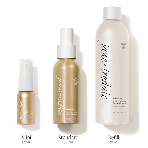 Jane Iredale Balance Hydration Spray - Natural Moisture-Locking Facial Mist | Tones Skin & Sets Makeup