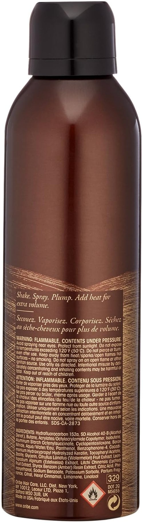 Oribe Thick Dry Finishing Spray - Volumizing Hair Spray for Ultimate Texture & Hold