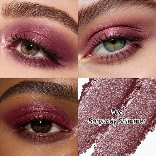 Regine Switzerland Burgundy Cream Eyeshadow Stick - Dual-Ended Long-Lasting Shimmer Pencil | Crease-Proof & Easily Blendable
