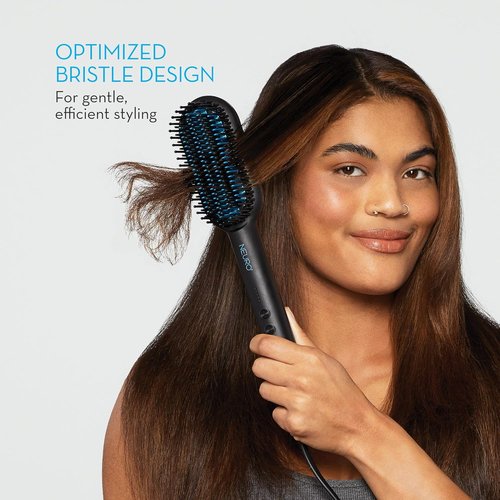 Neuro by Paul Mitchell Sleek Smoothing Hot Brush - One-Step Detangling & Straightening, Multiple Heat Settings