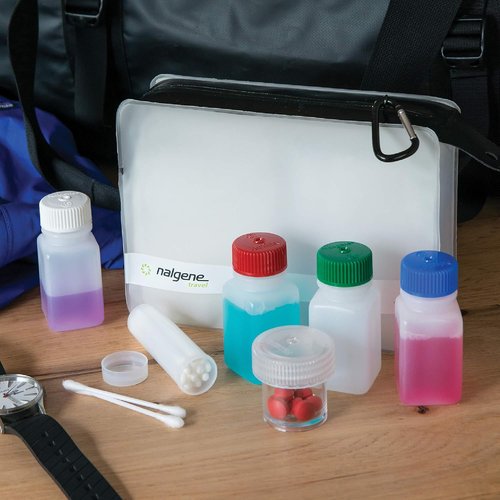 Nalgene Wide Mouth Square Storage Bottle - Durable, BPA-Free Design | 32 oz Capacity
