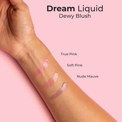 MCoBeauty - Dream Liquid Dewy Blush - Soft Pink Radiant Flush for Fresh Glowing Cheeks - 4.6ml, Vegan & Cruelty-Free