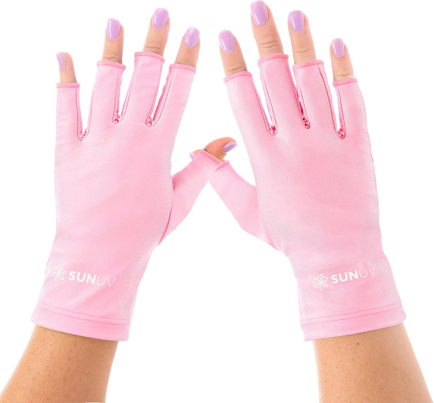 SUNUV LED Gloves - UPF 50+ Anti-UV Protection for Gel Nails | Professional Nail Tech Essential