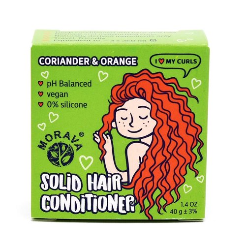 Morava Conditioner Bar for Curly Hair - Deep Conditioning with Marshmallow Root & Shea | Eco-Friendly, Silicone-Free