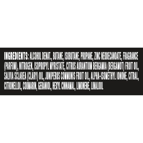 AXE Fine Fragrance Collection Body Spray Aqua Bergamot 72 Hour Freshness Aluminum Free 2.9 oz