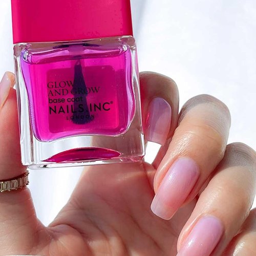 Nails Inc 45 Second Speedy Gloss - Sheer Pink Vegan Nail Polish | Quick-Dry, Long-Lasting Finish, 0.47 Fl Oz