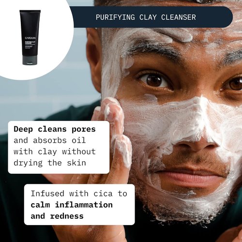 Cardon Daily Skincare Set for Men - Face Moisturizer with SPF 30 & Clay Face Wash | Perfect Gift Idea