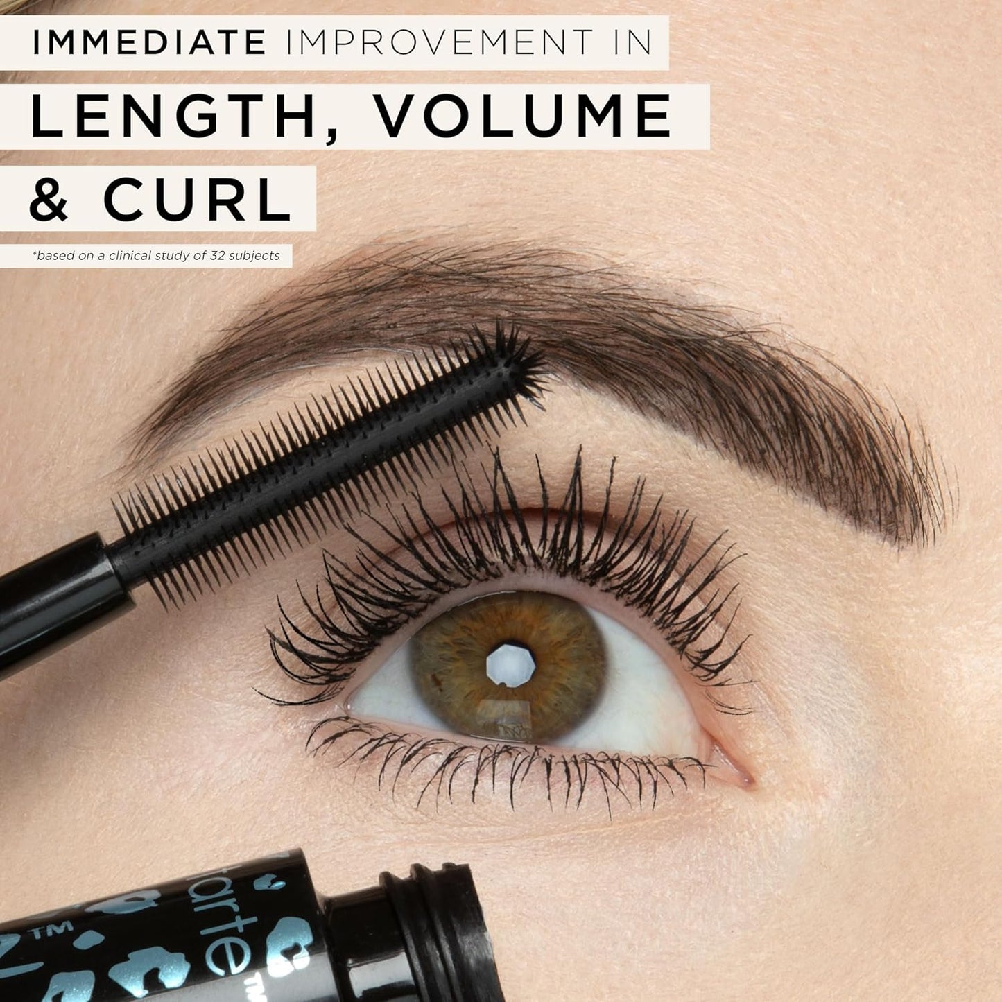 Tarte Maneater Mascara - Extreme Curl, Volume & Length | Long-Lasting & Cruelty-Free Formula