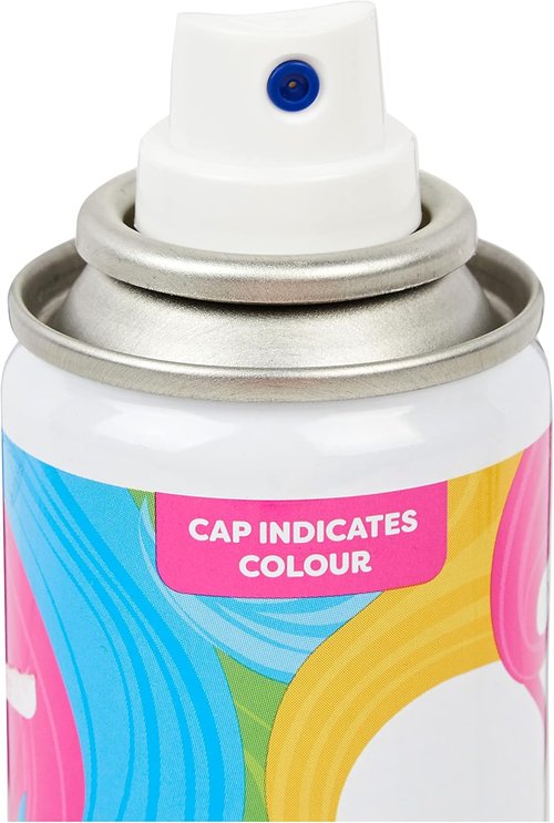 Neon Black Temporary Hair Spray - Easy-to-Use Colorful Styling for Festivals | 4.5 fl. oz