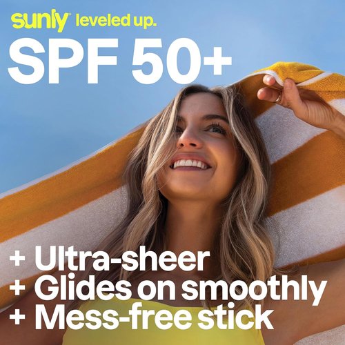 ATTITUDE Face Sunscreen Stick SPF 50 - Broad Spectrum Zinc Oxide, EWG Verified, Vegan, 0.53 oz