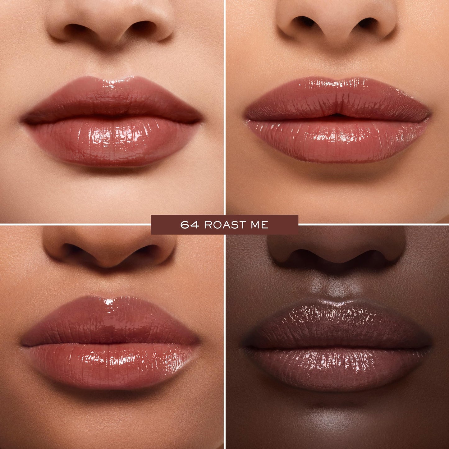 Lancôme Lip Idôle Squalane - 12 Butterglow Hydrating Lip Balm - Instant Shine & Lasting Hydration - 64 ROAST ME (Neutral Sienna Brown)