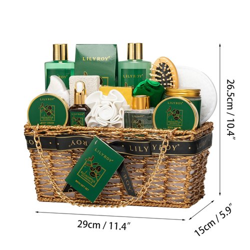 18 PCS Eucalyptus Spa Gift Basket Set for Women Men Bath and Body Gift Basket Set for Mom Mothers Day Birthday Gifts Christmas Gifts Spa Set Spa Kit for Fathers Day Bath Gift Set for Women Valentines