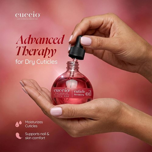 Cuccio Naturale Revitalizing Cuticle Oil - Lightweight Hydrating Nail & Cuticle Conditioner, 2.30 Fl Oz