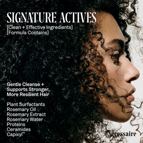 Nécessaire Rosemary Shampoo - Multi-Protein Strengthening Cleanse for Thinning Hair | 250 ml / 8.4 oz