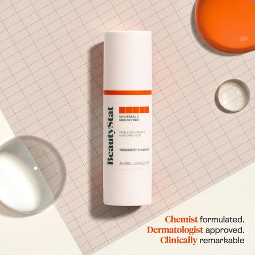 BeautyStat Universal C Skin Refiner - 20% Vitamin C Serum for Radiant Skin | 30ml / 1.0 oz