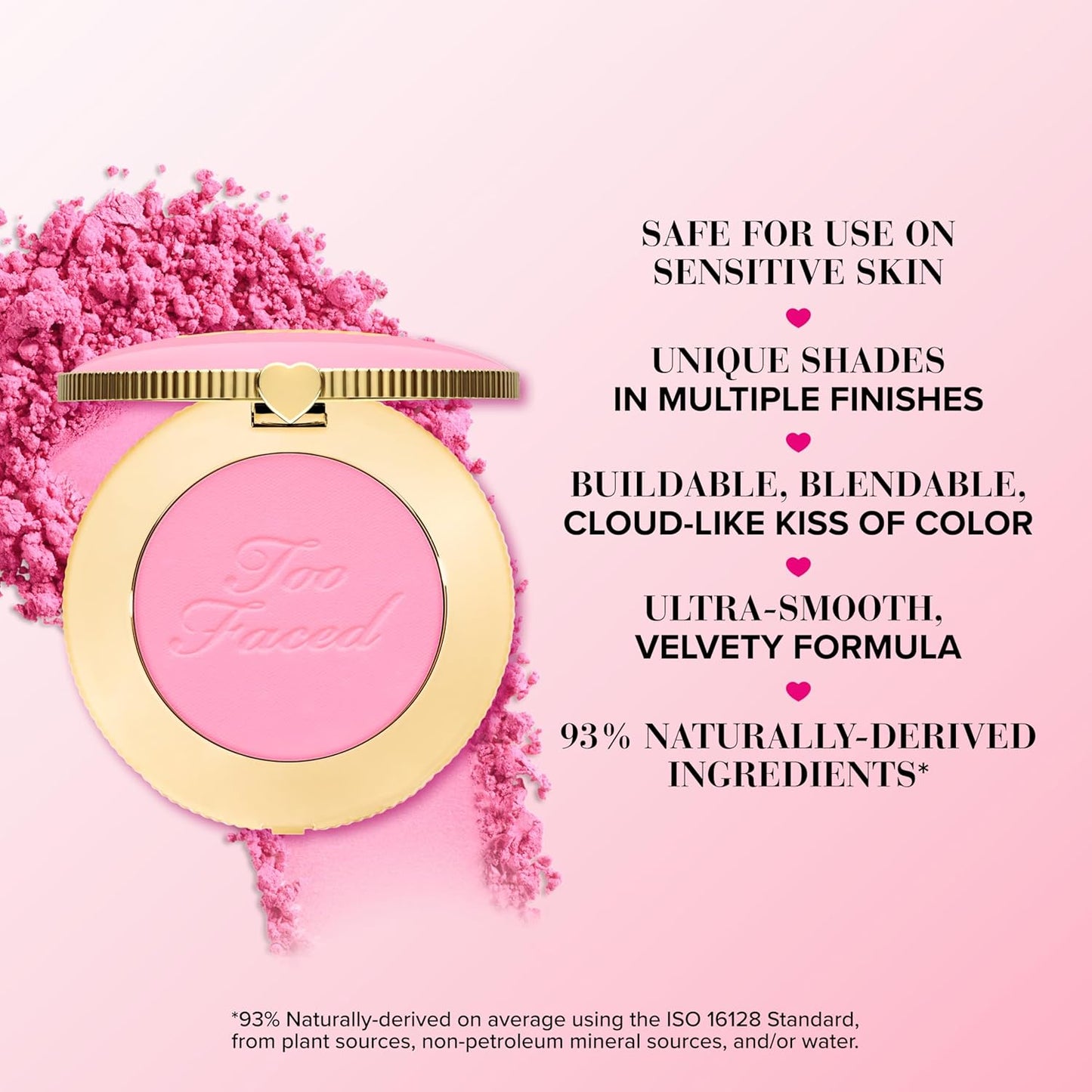 Too Faced Dream A Little Dream Blush & Lip Gloss Set - Cloud Crush Blush + Kissing Jelly Lip Oil, Sheer Coverage Gift Set