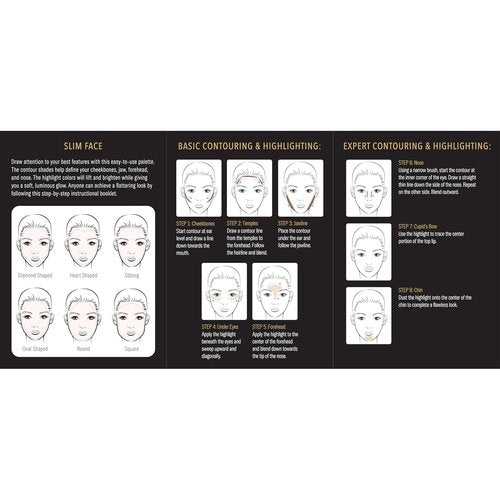 Elizabeth Mott Bronzer Contour Kit | 6 Blendable Shades for a Natural Sun-Kissed Glow - Long-Lasting & Cruelty-Free