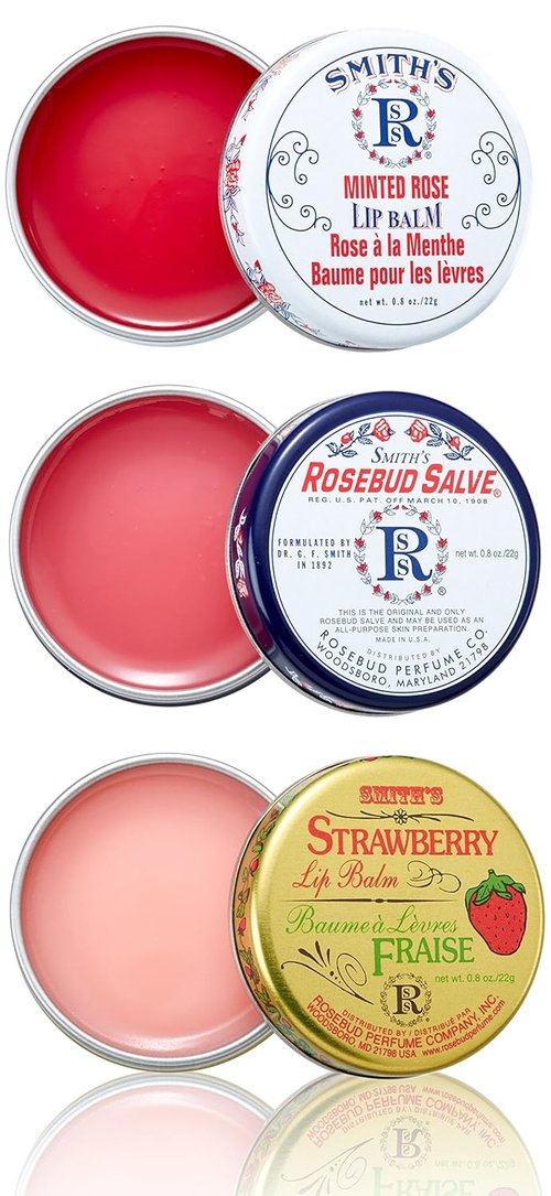 Rosebud | Three Lavish Layers Lip Balm - Moisturizing Formula | 0.8 Ounce